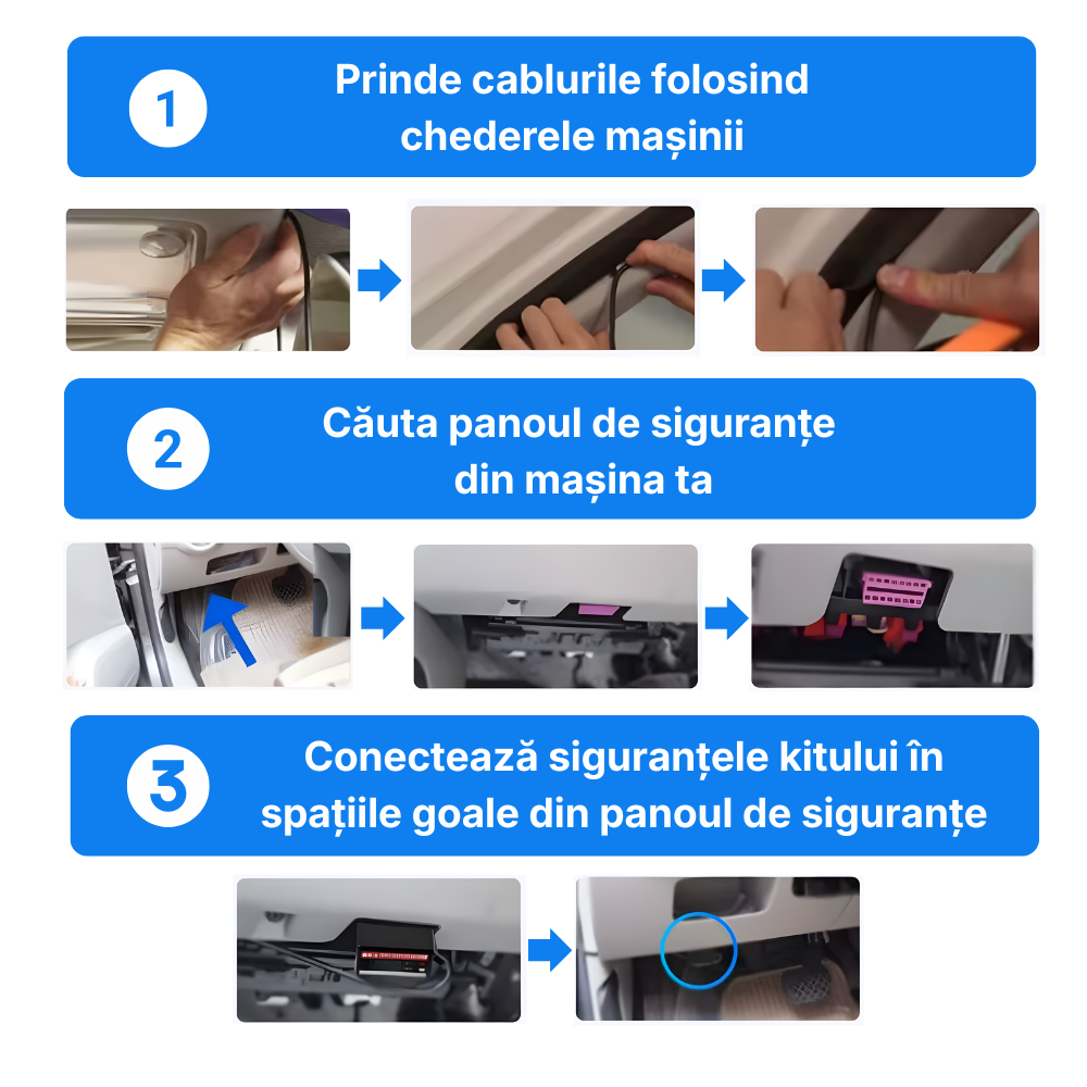 Zestaw Kabla Hardwire Type-C - Moduł Parkowania 24H do Kamery Samochodowej