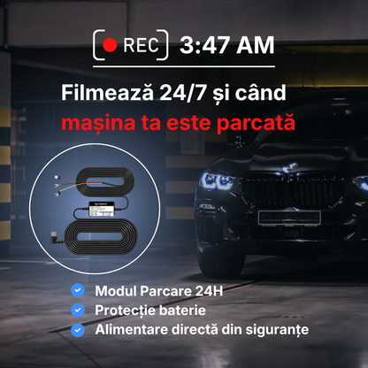 Zestaw Kabla Hardwire Type-C - Moduł Parkowania 24H do Kamery Samochodowej